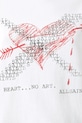 AllSaints t-shirt bawełniany HEARTACHE W081JE biały
