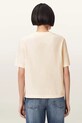 AllSaints t-shirt bawełniany LISA W148JE beżowy SS26