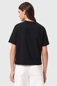 AllSaints t-shirt bawełniany LISA W148JE czarny SS26
