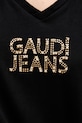 Μπλουζάκι Gaudi 611BD64053 μαύρο