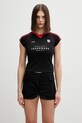 VETEMENTS t-shirt Football Jersey pozostałe czarny WE76TR543BR