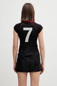 Odzież VETEMENTS t-shirt Alphabet Football Jersey WE76TR542BR czarny