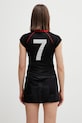 Odzież VETEMENTS t-shirt Alphabet Football Jersey WE76TR542BR czarny