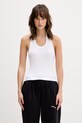 VETEMENTS top Halter okrągły biały WE76TT521W
