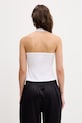 Odzież VETEMENTS top Halter WE76TT521W biały