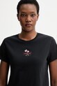 Βαμβακερό μπλουζάκι Levi's LS THE PERFECT TEE CACTUS FLOWER μαύρο A2086.0443