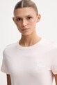 Guess t-shirt damski bawełniany GRETA różowy V6GI05.K2966