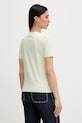 Odzież Guess T-shirt damski bawełniany z elastanem SIENA V6GI07.K2968 zielony