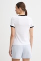 Odzież Guess t-shirt damski bawełniany MILA V6GI08.K2975 biały