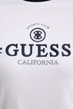 Guess t-shirt damski bawełniany MILA V6GI08.K2975 biały