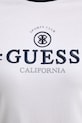 Guess t-shirt damski bawełniany MILA V6GI08.K2975 biały