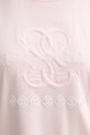 Guess T-shirt damski z wiskozy GABI różowy V6GI10.K2977