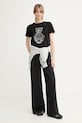 Guess футболка для женщин из хлопка с эластаном ROMY V6GI12.K3325 чёрный SS26