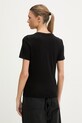 Odzież Guess t-shirt damski z wiskozy LEONA V6GI15.K2982 czarny