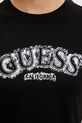 Guess t-shirt damski z wiskozy LEONA V6GI15.K2982 czarny