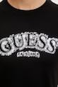 Guess t-shirt damski z wiskozy LEONA V6GI15.K2982 czarny
