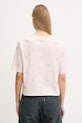 Одежда Guess футболка женская из хлопка SILVY V6GI18.K2985 розовый