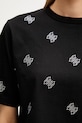 Guess футболка женская хлопковая SILVY V6GI18.K2985 чёрный