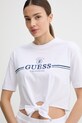 Guess t-shirt damski biały V6GI20.K3509