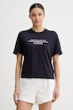 Guess T-shirt damski X NORTH SAILS granatowy W6GI03.K2657