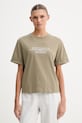 Guess t-shirt damski X NORTH SAILS zielony W6GI03.K2657