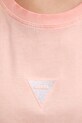 Guess t-shirt basic damski bawełniany pomarańczowy W6GI10.K3025