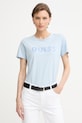 Guess majica ženska pamučna plava W6GI15.K3035