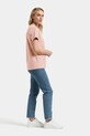 Didriksons t-shirt damski bawełniany HOLLY różowy 505852