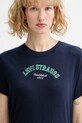 Levi's t-shirt bawełniany GR T2 PERFECT granatowy 005GV