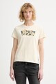 Levi's t-shirt bawełniany THE PERFECT nadruk beżowy 17369.3398