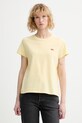 Levi's t-shirt bawełniany PERFECT bawełna żółty 39185.0401