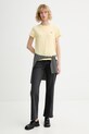 Levi's t-shirt bawełniany PERFECT 39185.0401 żółty SS26