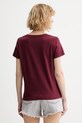 Odzież Levi's t-shirt bawełniany PERFECT VNECK 85341.0132 bordowy