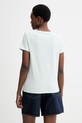 Odzież Levi's t-shirt bawełniany PERFECT VNECK 85341.0139 turkusowy