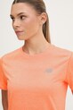 New Balance t-shirt treningowy damski pomarańczowy WT41253AAE