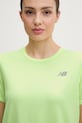 New Balance t-shirt treningowy męski zielony WT41222AFG
