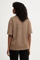 Odzież Guess t-shirt oversize damski bawełniany MARILYN MONROE W6BI52.K6659 brązowy