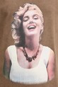 Guess t-shirt oversize damski bawełniany MARILYN MONROE W6BI52.K6659 brązowy