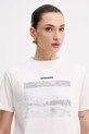 Patrizia Pepe t-shirt damski bawełniany biały 2M4536.J427