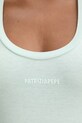 Patrizia Pepe top damski z lyocellem turkusowy 2M4543.J419