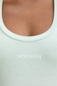 Patrizia Pepe top damski z lyocellem turkusowy 2M4543.J419