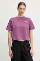 Tričko The North Face Simple Dome jednofarebný fialová NF0A8FDHG4Y1