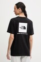 The North Face t-shirt EVOLUTION nadruk czarny NF0A8B6WKY41