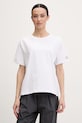 BOGNER Fire+Ice t-shirt basic damski bawełniany CARA biały 54539608