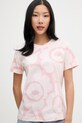 Marimekko tricou pentru femei, din bumbac roz 095051