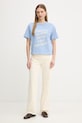 MAX&Co. t-shirt in cotone MCLFERIALE 2618971011200 blu SS26