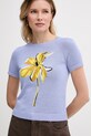 Max&Co. t-shirt damskie MCOOMBRE niebieski 2616361053200