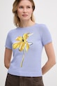Max&Co. t-shirt damskie MCOOMBRE niebieski 2616361053200