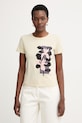 Max&Co. T-shirt damski bawełniany MCOCASTA beżowy 2616971044200