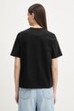 Odzież Calvin Klein T-shirt basic damski bawełniany LV040501WF czarny